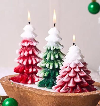 Long Scented Christmas Tree Candle